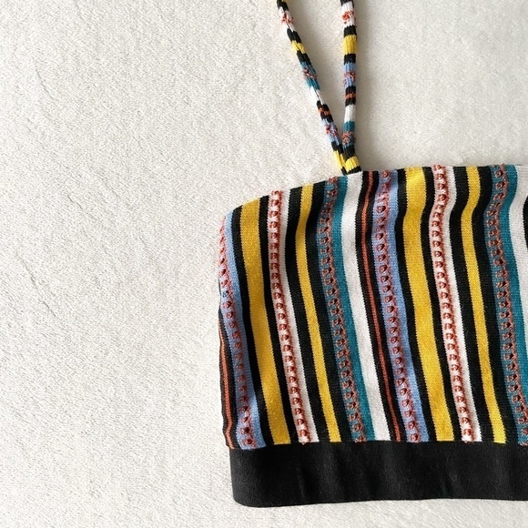 ZARA Striped Knit Crop Tank - Picture 8 of 10